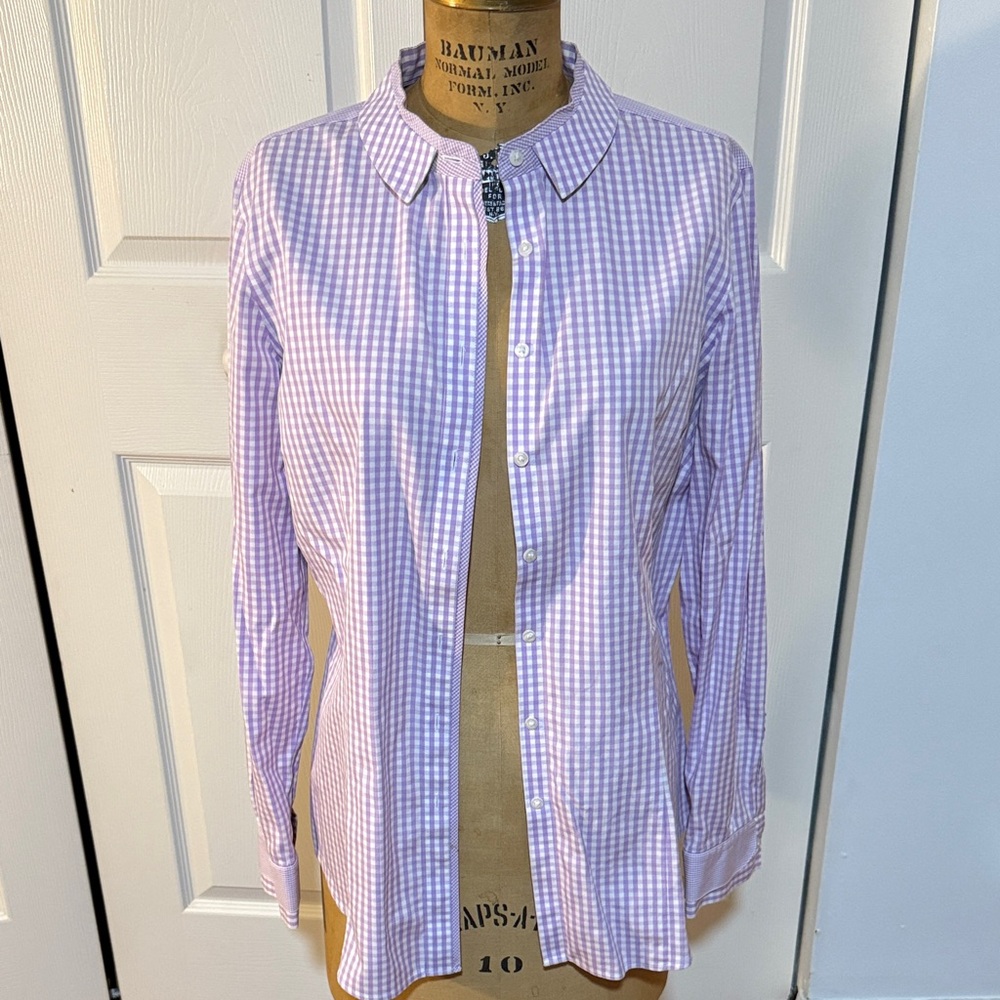 Purple Gingham Women's Shirt